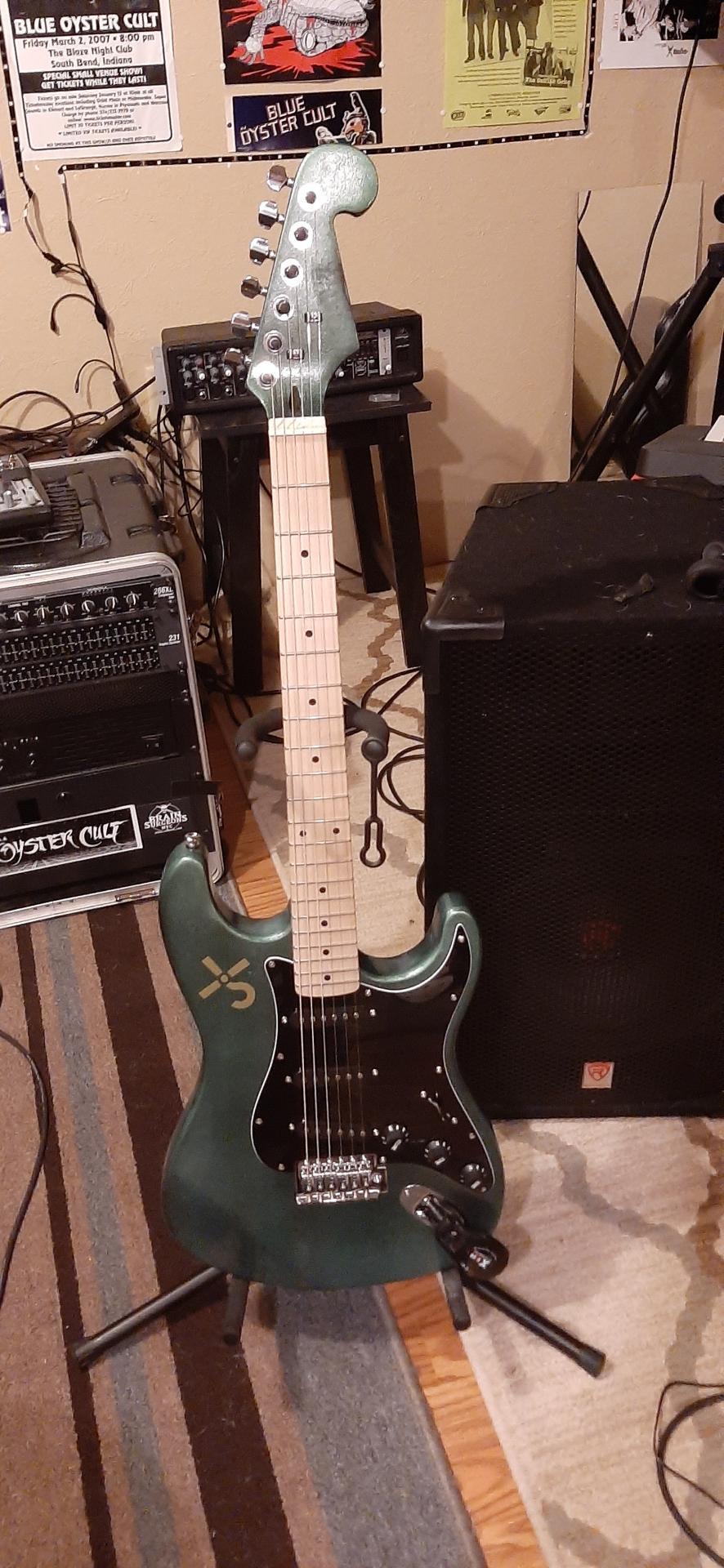 Mark G. S-style Basswood build - front view