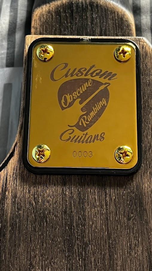 Michael C. Warlock Bass build - finished bass