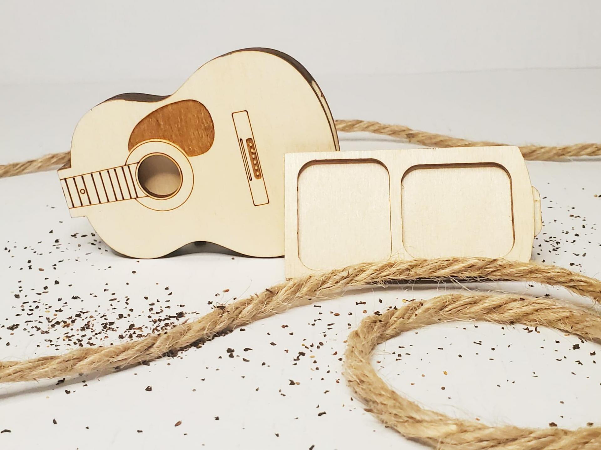 Guitar Pick Holder Big Blue Laser Designs